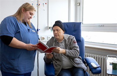 Beratung in der Onkologischen Ambulanz, Foto: Fürst-Fastré/Kliniken Köln