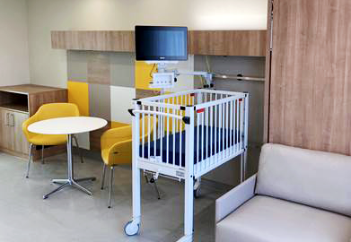 Wahlleistungszimmer Station F3 (Säuglingsstation) in Riehl