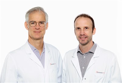 Prof. Dr. W. Windisch und Prof. Dr. S. Collaud, Foto: ©Kliniken Köln - BFF